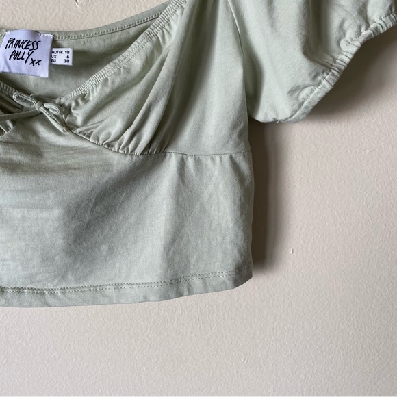 Princess Polly Green Kendall Crop Top - Picture 5 of 7
